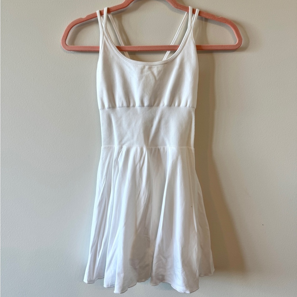 Brand New White Sleeveless Tennis Dress with Hidden Shorts